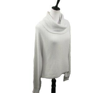 Rachel Zoe Cream Cowl Neck Sweater Size Small